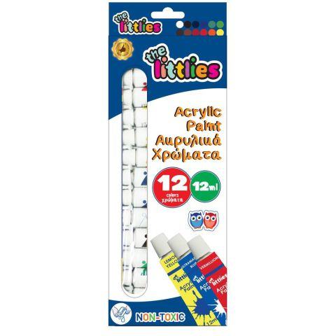 ΑΚΡΥΛΙΚΑ ΧΡΩΜΑΤΑ ΣΕΤ THE LITTLIES - 12τμχ - 12ml