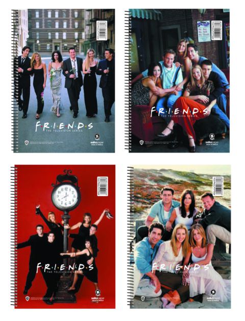 ΤΕΤΡΑΔΙΑ ΣΠΙΡΑΛ Β5 - 2 ΘΕΜΑΤΑ  FRIENDS